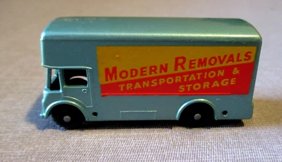 DE COLECCIÓN BUDGIE MODELO DIECAST JUGUETE N.º 58 - FURGONETA DE MUDANZAS MODERNA - 99,9% COMO NUEVO - INGLATERRA Foto 1 de 4