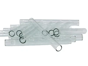  (216-Pieces) 6 boxes of 36 Glass  Tubes 1mm Thick Wall both ends open  4" Long  - Picture 1 of 8