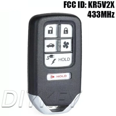 Smart Remote Key Fob for Honda Clarity 2018 2019 2020 2021 KR5V2X A2C98676600 Foto 1 de 3