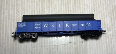 Gôndola Bowser escala HO WSFR com carga de tubo - Imagem 1 de 4