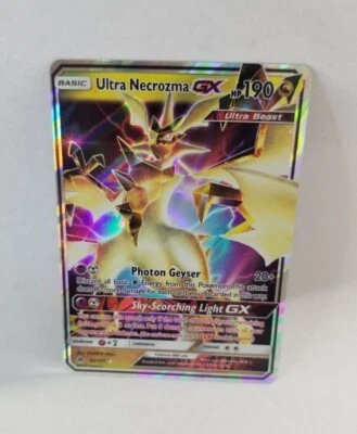 Ultra Necrozma GX 95/131 Forbidden Light Pokemon Holo ULTRA RARE NM Authentic - Image 1 of 2