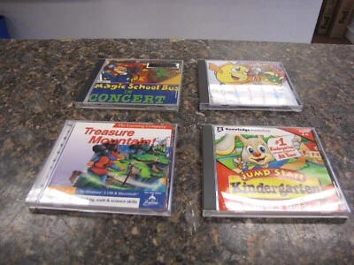 Lot of (4) Vintage Children's CD-ROM - Jump Start/Freddi Fish/Treasure Mountain - Image 1 of 4