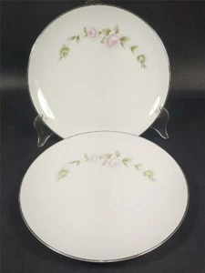 Set of 2-Style House Tudor Rose Fine China SALAD Plate  7 5/8"  Made in Japan - Picture 1 of 4