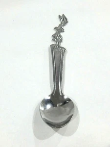 Vintage Nestle Quik Rabbit Bunny Stainless Steel Spoon Quick Collector - Picture 1 of 4