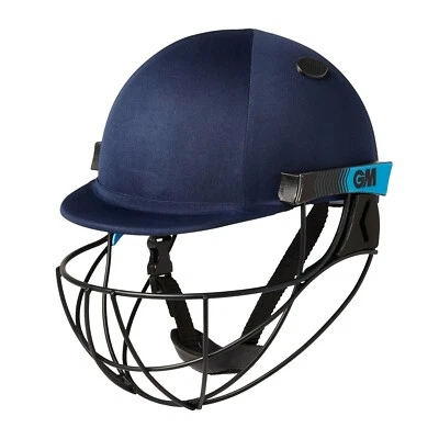 2025 Gunn & Moore Neon GEO Navy Cricket Helmet with Steel Grill - Free P&P - Image 1 of 4