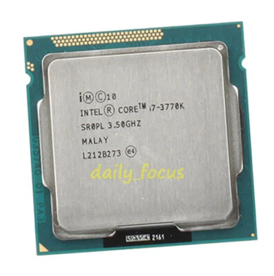 Procesador CPU Intel Core i7-3770K 3,5 GHz LGA1155 4 núcleos 8 hilos SR0PL 8 MB Foto 1 de 4
