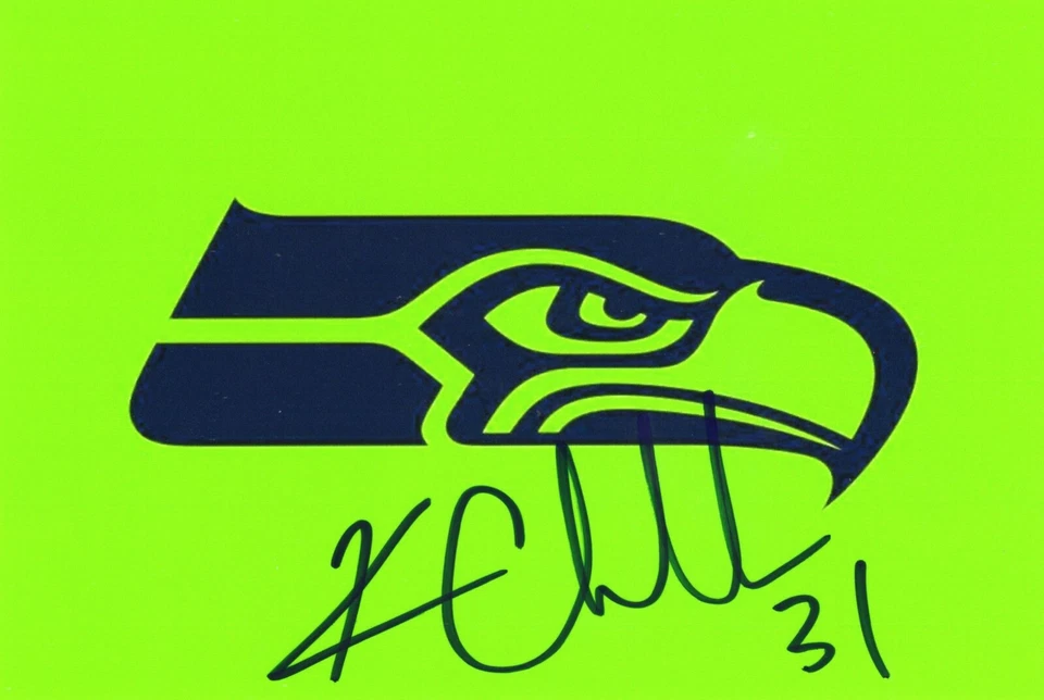 KAM CHANCELLOR NFL Seahawks Football Auto Autographed Signed 4x6 Photo - Image 1 of 1