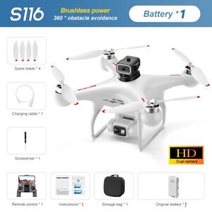 S116 RC Quadcopter with Dual Camera, 500 Feet Control Range, Brushless Motor