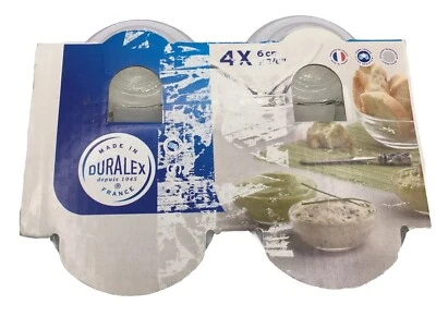 Duralex Lys Juego de Cuencos Apilables 6cm Juego de 4 Piezas Nuevo Foto 1 de 4