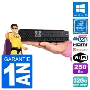 Mini PC DELL 5050 Micro Intel G4400T RAM 32Go Scheibe 250Go HDMI Windows 10 Wifi - Bild 1 von 7