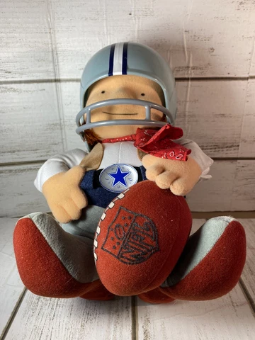 1983 Vintage Dallas Cowboys NFL Tudor Games Plush Mascot Standup Doll~RARE Cover