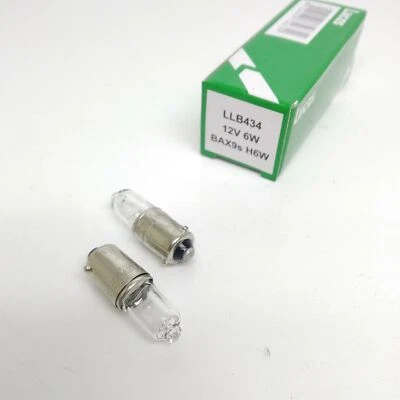Coppia De Lampes 12V 6W BAX9S H6W LUCAS LLB434 - Image 1 of 4