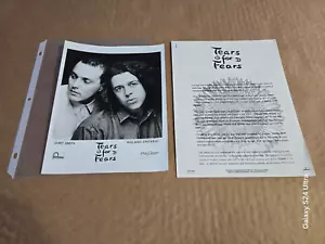 Tears For Fears Promo Press Kit "The Seeds Of Love" 1989 NM - Picture 1 of 7