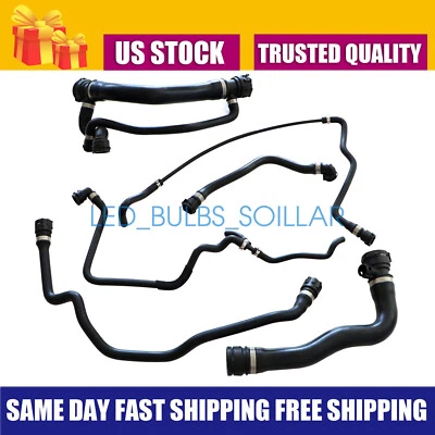Kit de manguera de agua refrigerante radiador BMW 545i 645Ci 2004 2005 6 piezas mangueras aptas para BMW 545i 645Ci Foto 1 de 4