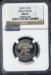 2012-S Great Basin Quarter NGC MS67 Quality - Picture 1 of 2