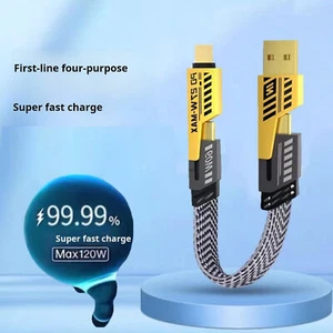 Charge Data Cellphone Charging Cable 4-in-1 Charging Cable with for Cellphones - Picture 1 of 12