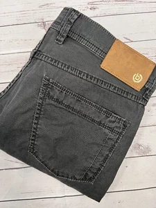 BUGATTI Belfort Mens 34x29 Gray Modern Fit Stretchy Chino Pants - Picture 1 of 9