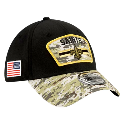 Gorra New Era New Orleans Saints 2021 Salute to Service camuflaje NFL 39Thirty ajuste flexible Foto 1 de 4