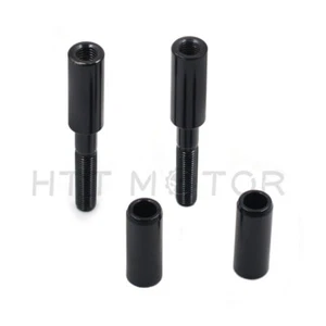 Black Mirror Stem Extender/Extension Kit for Harley-Davidson +2.0 Inches - Bild 1 von 7