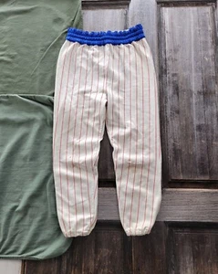 Vintage 1970s Speedline Athletic Wear Pinstripe Baseball Pants Youth L - Picture 1 of 11