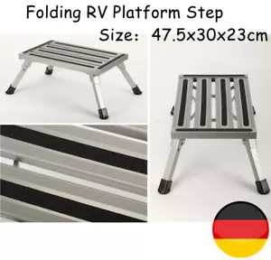 Aluminiowa składana trasa kempingowa drabina stopień grubsza wersja nowa - Zdjęcie 1 z 12