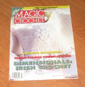 Magic Crochet magazine #100 dimensionals irish crochet DOILY stylish wearables - Picture 1 of 1