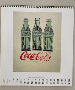 ANDY WARHOL, THREE COKE BOTTLES, 1962, RARE ART PRINT FROM 1996 CALENDAR - Picture 1 of 4