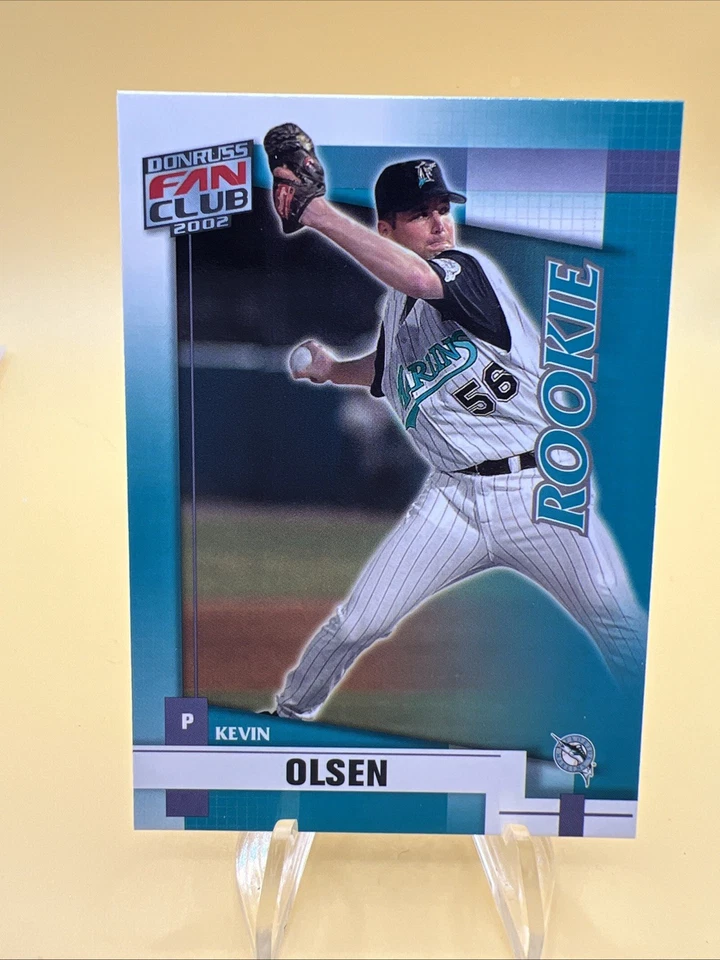 2002 Donruss Fan Club Rookie Kevin Olsen #238 Marlins - Image 1 of 2