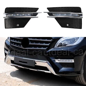 Pair LED DRL Dyatime Running Lights Fog Lamp For Benz W166 ML350 ML500 2012-2015 - Picture 1 of 11