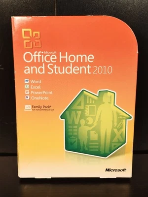 Microsoft Office 2010 Home and Student Family Pack Licensed RETAIL BOX. - Image 1 of 4