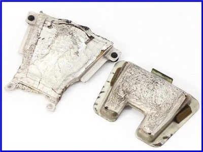 YAMAHA 1984 RZV500R Genuine muffler heat guard set  - Image 1 of 4