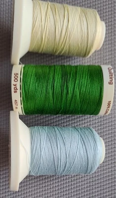 Nähgarn  1x Mettler , 2x Robinson Anton - 100% Cotton 40/50 457 m diverse Farben - Bild 1 von 2