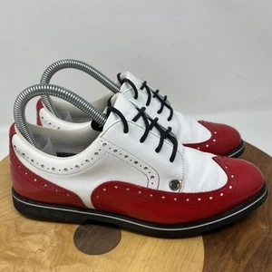 G/Fore G4 Brogue Gallivanter Golf Shoe Sneaker Women's US 7 Red SW181562BG - Picture 1 of 20