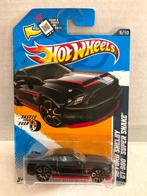 Hot Wheels 2012 Faster Than Ever FTE - 10 FORD SHELBY GT500 SUPER SNAKE Mustang - Image 1 of 3
