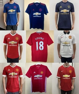 Lot of 9 Jerseys Manchester United 2011/2018 Adidas Jersey Soccer Football Mens - Picture 1 of 10