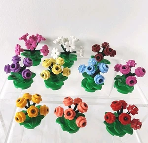 Lego MOC RECONSTRUIR Ciudad Amigos Plantas Arbusto Arbusto Flor Hojas Lote de 10 - Imagen 1 de 3