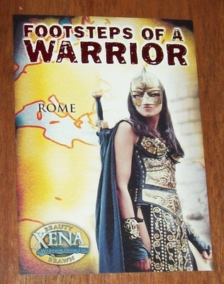 Rittenhouse XENA Warrior Princess Footsteps of a Warrior Insert Card-8 - Image 1 of 2