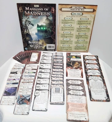 Mansions of Madness: Season of the Witch Expansion Incomplete Set Cards Missing - Image 1 of 3