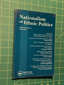 Nationalism and Ethnic Politics Vol 10 No 1 - 2004 - Picture 1 of 5