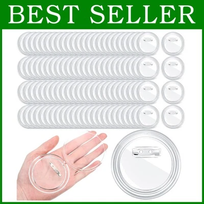 DIY Crafts Button Making Kit - Acrylic Blank Pins - Image 1 of 4