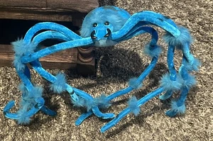 Huge Blue Bendable Spider Halloween Decoration Pre-Own - Picture 1 of 3