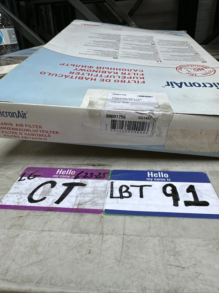 Filtro de aire de cabina Corteco 80001756 4H0819439 para Audi S7 A6 RS7 Quattro A7 S6 A8 Foto 1 de 3