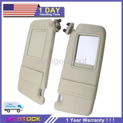 Par de parasoles izquierdo derecho 2,4 2,5 3,5 L beige tostado Toyota Camry 2007-2011 Foto 1 de 4