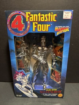 NUEVA FIGURA DE ACCIÓN SILVER SURFER FANTASTIC 4 EDICIÓN DE LUJO UNIVERSO MARVEL Foto 1 de 4