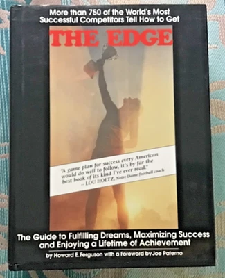 The Edge~Howard E.Ferguson~Original Book~1990 Revised Edition~Great Sport Quotes - Image 1 of 2