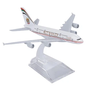 1/400 15.5cm A380 Etihad Airways Airplane Model Alloy Diecast Aircraft Plane - Picture 1 of 12
