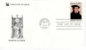 US Scott #2065, First Day Cover 11/11/83 Washington Single Martin Luther - Picture 1 of 1