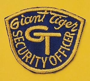 VINTAGE RIESIGER TIGER KAUFHAUS SICHERHEITSOFFIZIER ABZEICHEN PATCH KANADA 🇨🇦 POLIZEI - Bild 1 von 3