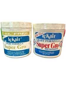 LeKair Super Gro Light Formula Hair Scalp Conditioner Le Kair Vintage 6 oz *FAST - Picture 1 of 4