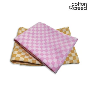 Napkins Table Checkerboard Linen Dinner Cloth Hotel Restaurant Wedding Serviette - Picture 1 of 12